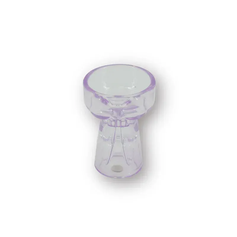 Amiek Strik kandelaar lila glas 7,5 cm