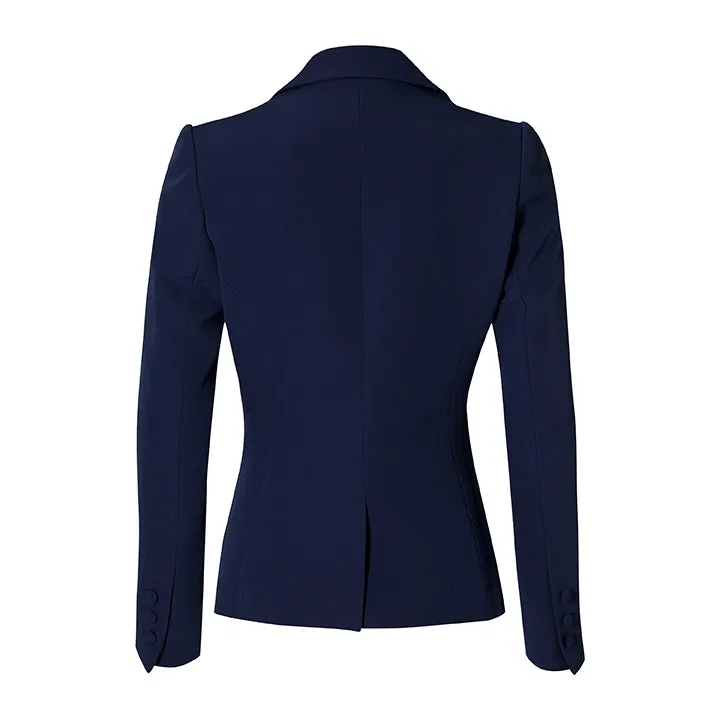 Laboutiek Blazer Short Model blazer navy split achter