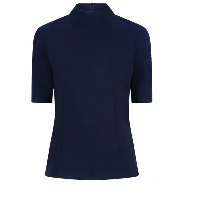Laboutiek Donna Short Sleeve Travel Top top marineblauw