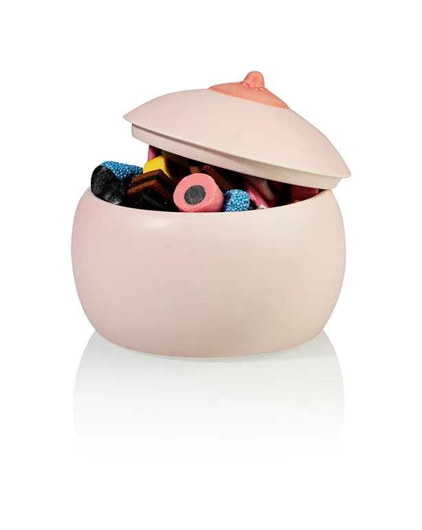 Bitten Tiet Pot vaas roze keramiek