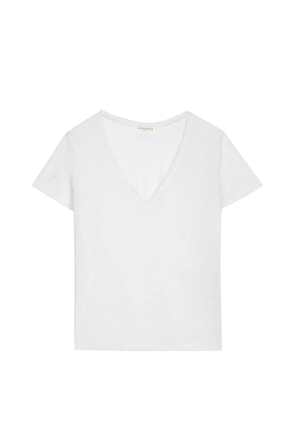 La Petite Etoile Elvie T-shirt wit basic katoen