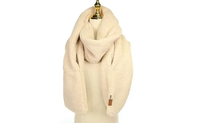 ImDutch Livigno sjaal naturel teddy 195x20cm