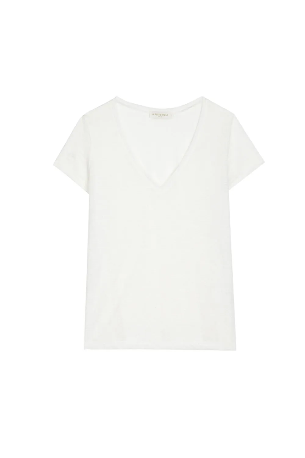 La Petite Etoile Elvie T-shirt wit katoen basic