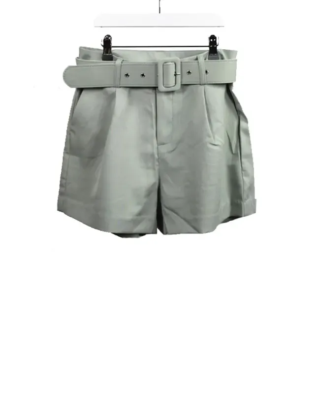 LOVEDRUNKY Short Suit short mint met riem