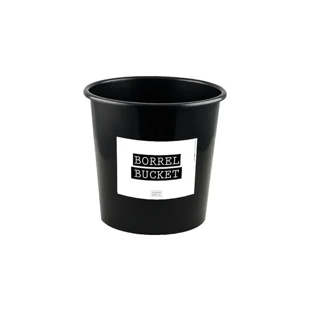 Amiek Borrel Bucket emmer zwart 3 liter