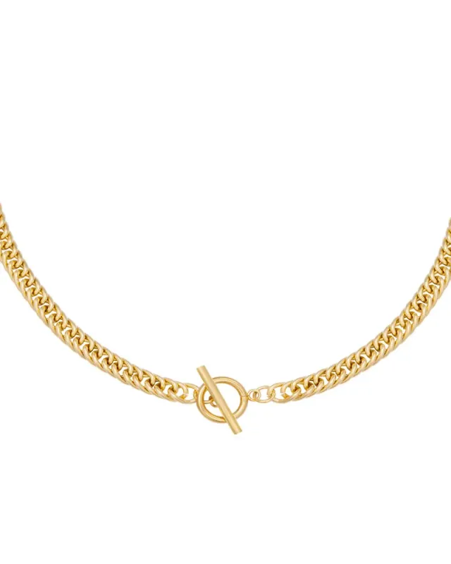 LOVEDRUNKY Dublin ketting goud 50 cm