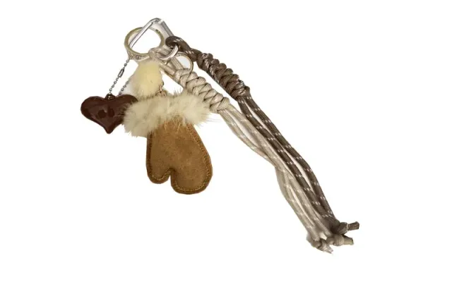 Amiek Lofoten sleutelhanger camel vegan leer
