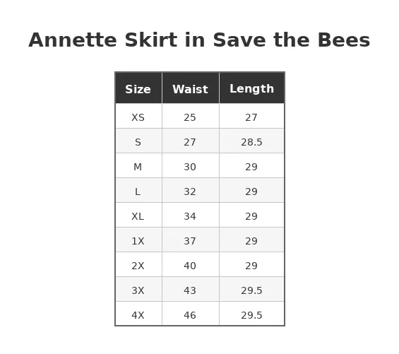 Tatyana Annette rok geel Save the Bees circle