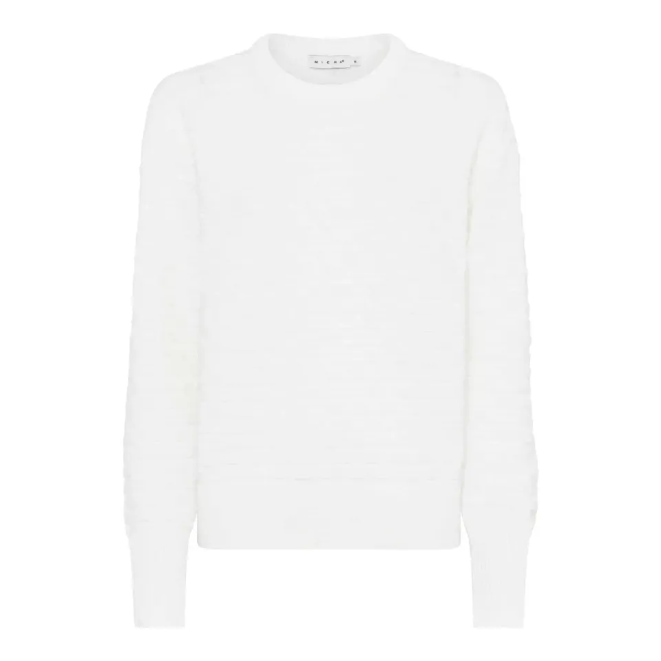 Micha jumper katoen vanilla zand biologisch
