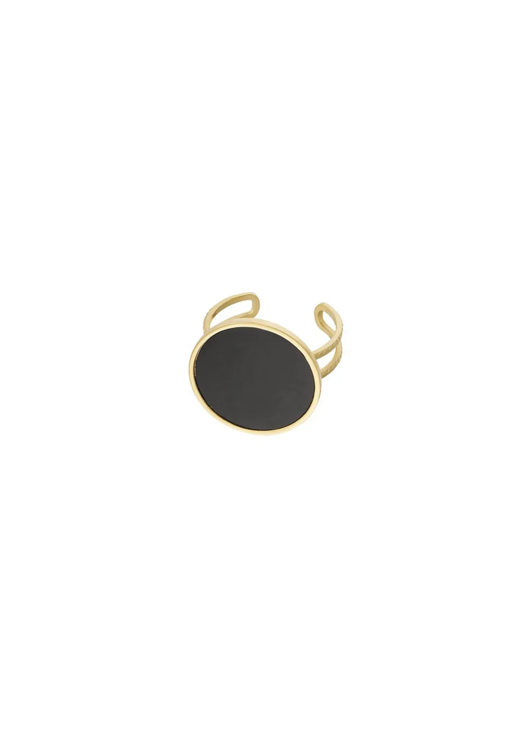 LOVEDRUNKY Modern Ring Goud – verstelbaar