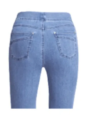 Seniorenkleding Jump In damesjeans lang 32 inch denim