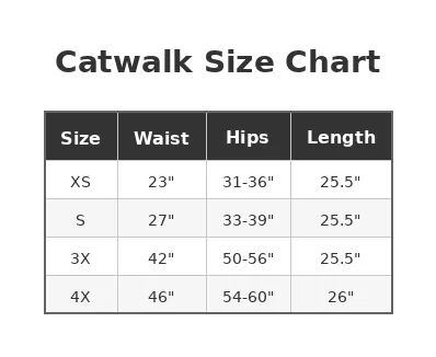 Tatyana Catwalk kokerrok zwart hoge taille