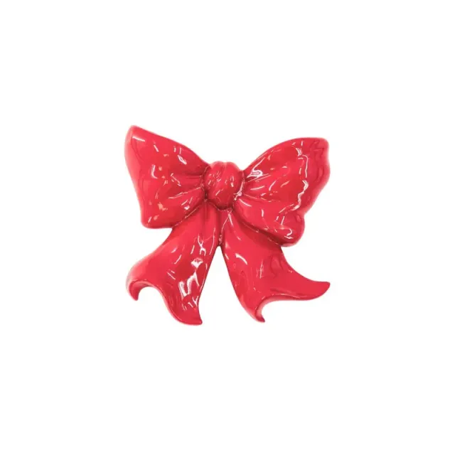 Amiek Strik muurvaas keramiek rood 19 cm