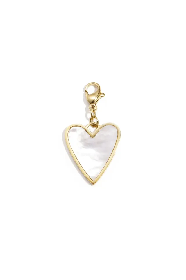 Amiek Hart Sea Shell Bedel Goud stainless steel