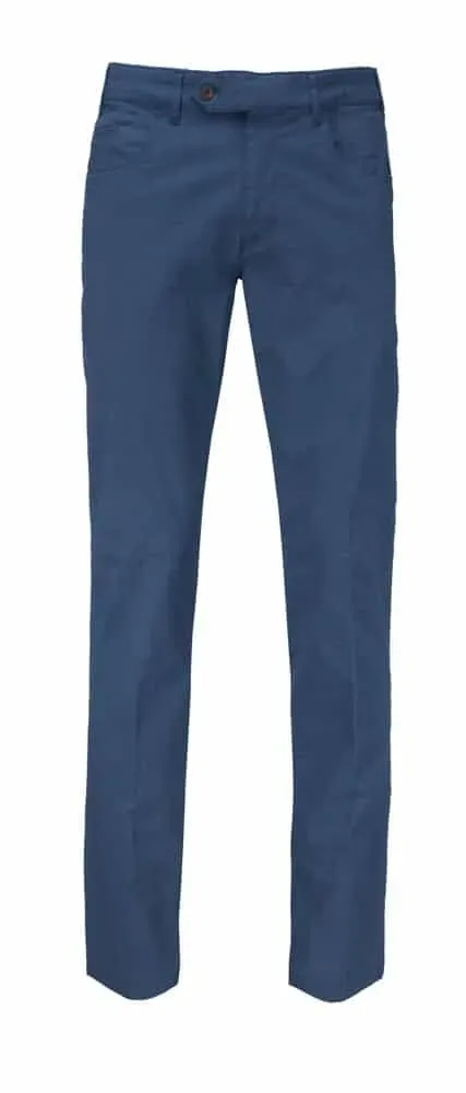 Marcello Marabotti Marco pantalon marineblauw katoen