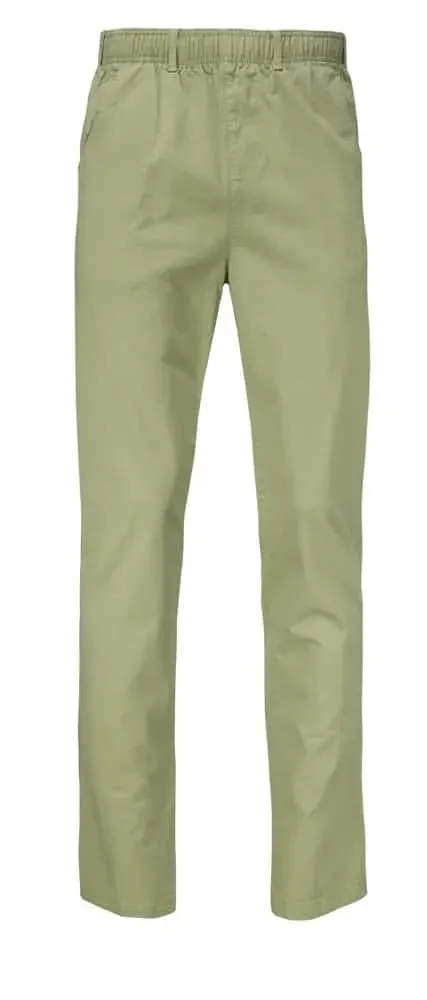 Luigo Morini Amberg pantalon katoen khaki groen