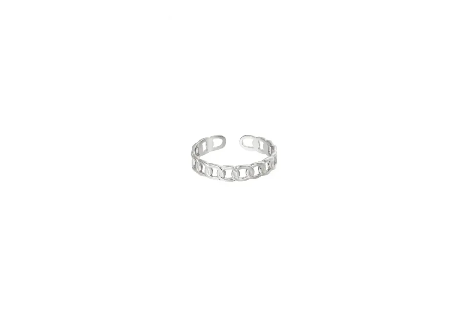 LOVEDRUNKY Rena ring zilver – verstelbaar