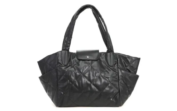 Amiek La Plata Black shopper zwart vegan leer