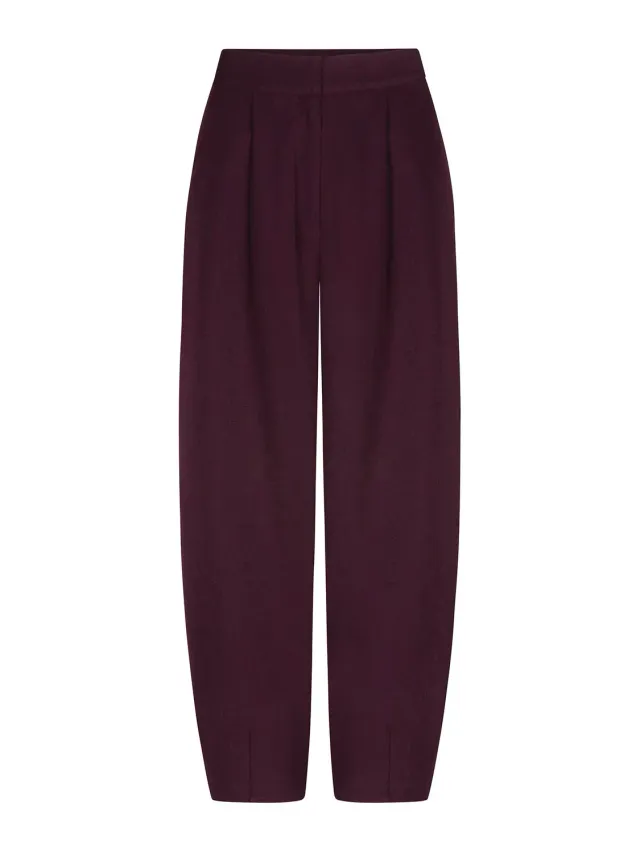 Amiek Blythe pantalon aubergine balloon fit