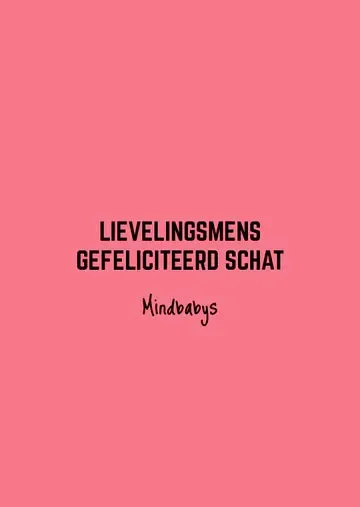 Amiek lievelingsmens kaart A6 blanco achterkant