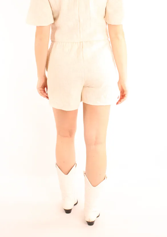 LOVEDRUNKY Nature short beige katoen one size