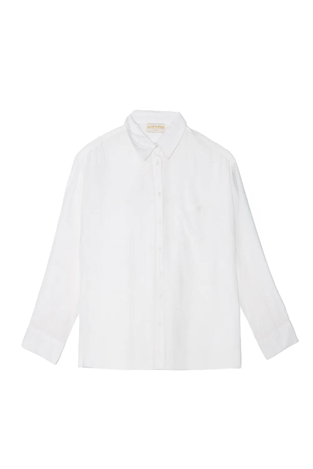 La Petite Etoile Chanice blouse ecru overhemdmodel katoen