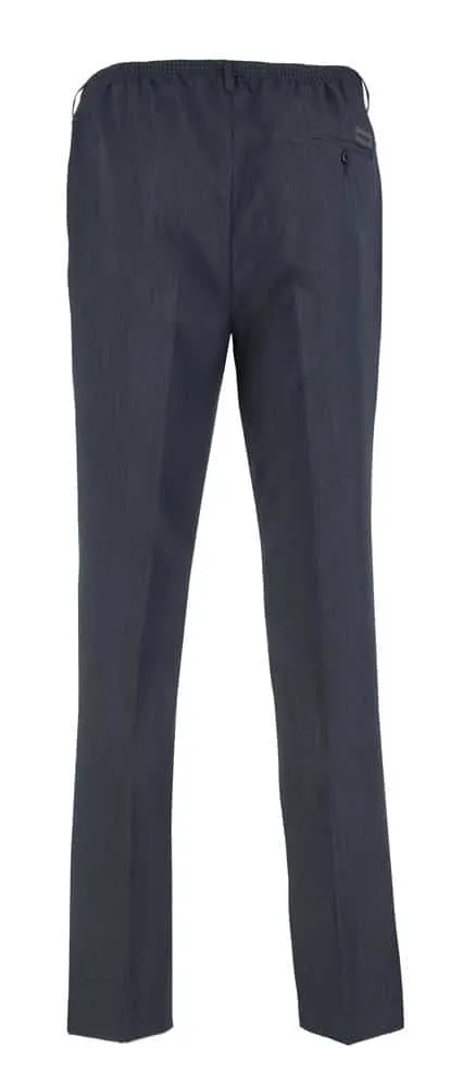 Luigi Morini Amberg heren pantalon elastiek marine