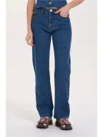 Amiek 24 Colours Jeans Loa spijkerbroek blauw werkje