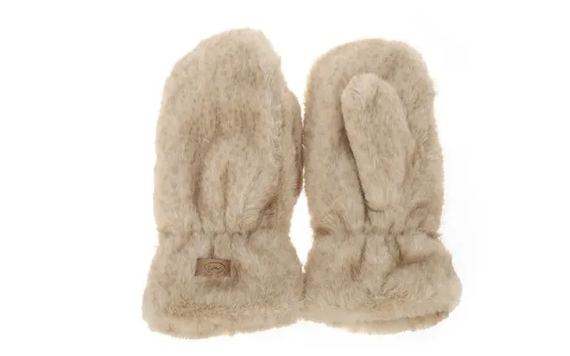 Amiek Corvara handschoenen natural dot wanten stippen