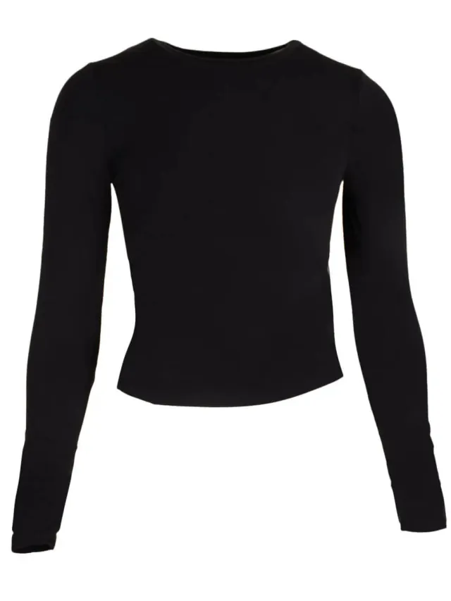 Amiek Top Viola top zwart aangesloten