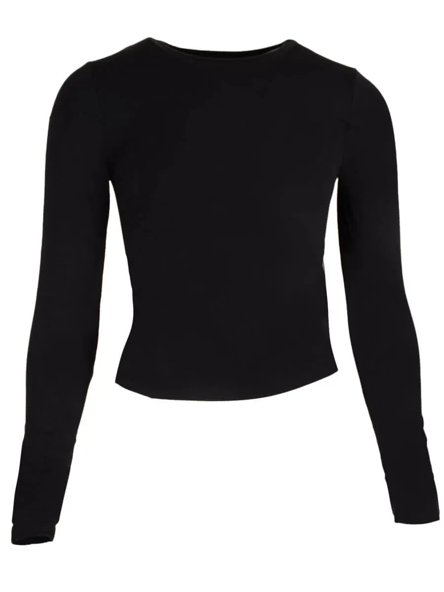 Amiek Top Viola top zwart aangesloten