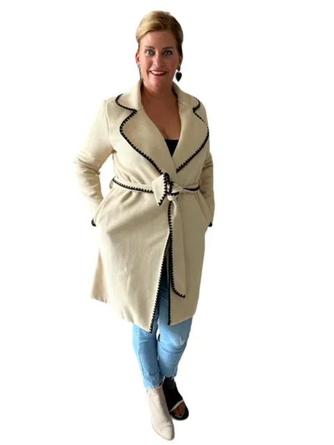 Fashion Trends mantel roomwit linnen