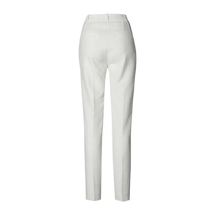 Laboutiek New Trouser pantalon off white slim fit