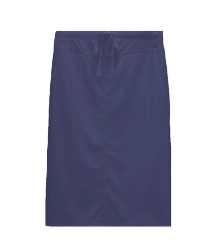 Sensia Vinza travel rok donkerblauw stretch strijkvrij