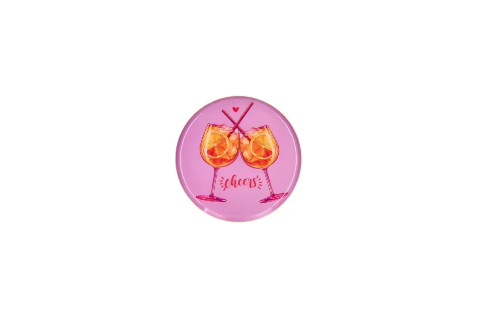 Gift Company Love Tray Cheers XS schaaltje roze