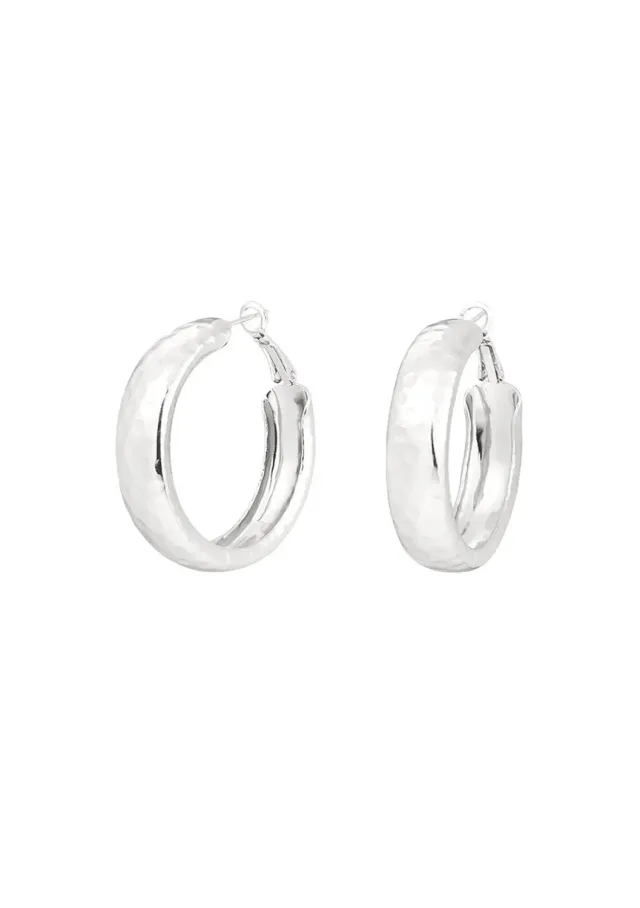 LOVEDRUNKY Aesthetic zilveren oorbellen 4 cm