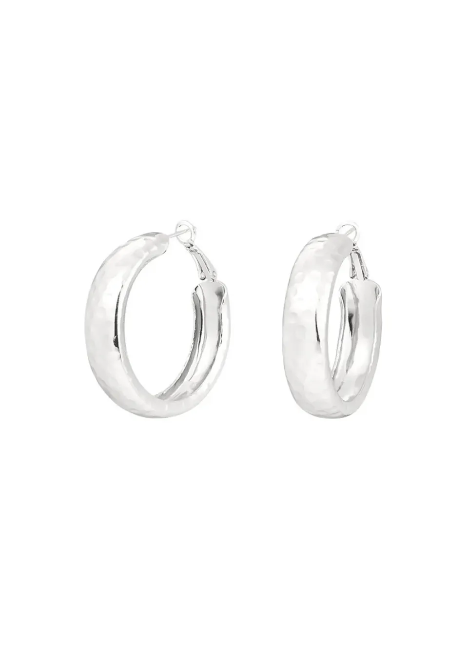 LOVEDRUNKY Aesthetic zilveren oorbellen 4 cm