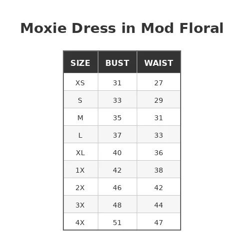 Tatyana Moxie Mod Floral shift jurk bloemen sjaal