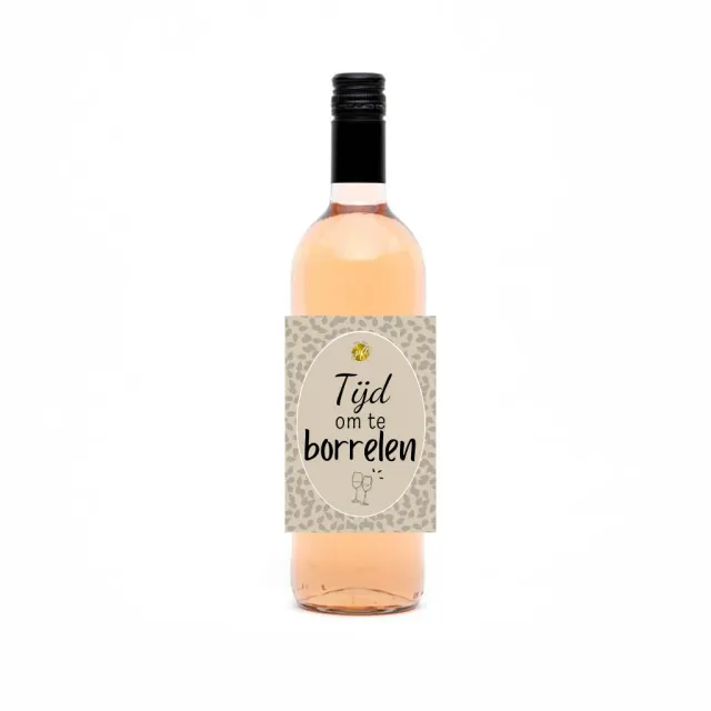 Amiek Borrelen Wijnfles Rose rosé wijn fruitig