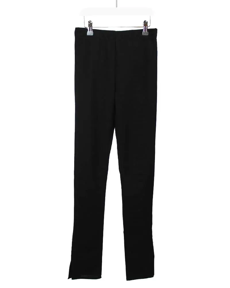 LOVEDRUNKY Split legging zwart strakke fit
