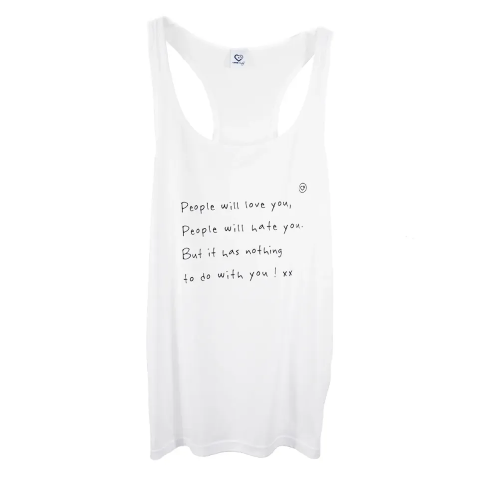 LOVEDRUNKY Racerback People Top wit S-M