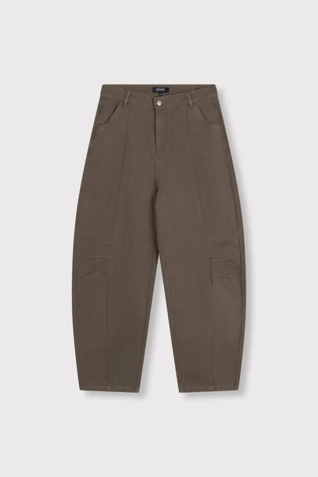 Amiek Balloon Jeans Lyon jeans khaki katoen