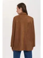 Amiek 24C Blazer Nova blazer bruin velours vegan