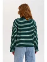24 colours Lilly sweatshirt gestreept groen