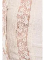 Amiek 24c Top Jaylin Top Wit doorschijnend bloem