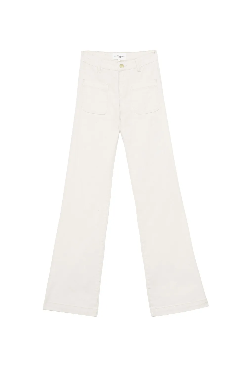 La Petite Etoile Sonny flare jeans beige