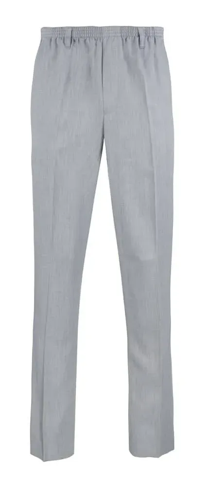 Luigi Morini Amberg pantalon lichtgrijs elastiek