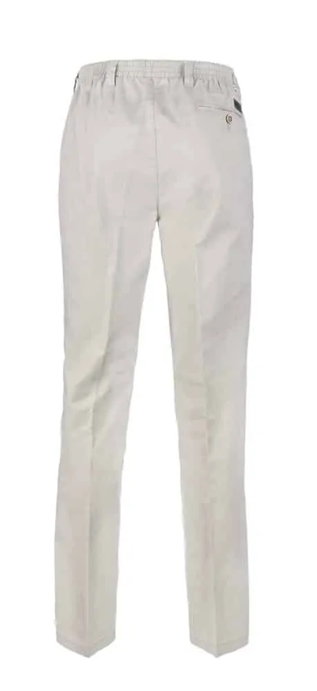Luigo Morini Amberg heren pantalon katoen lichtbeige