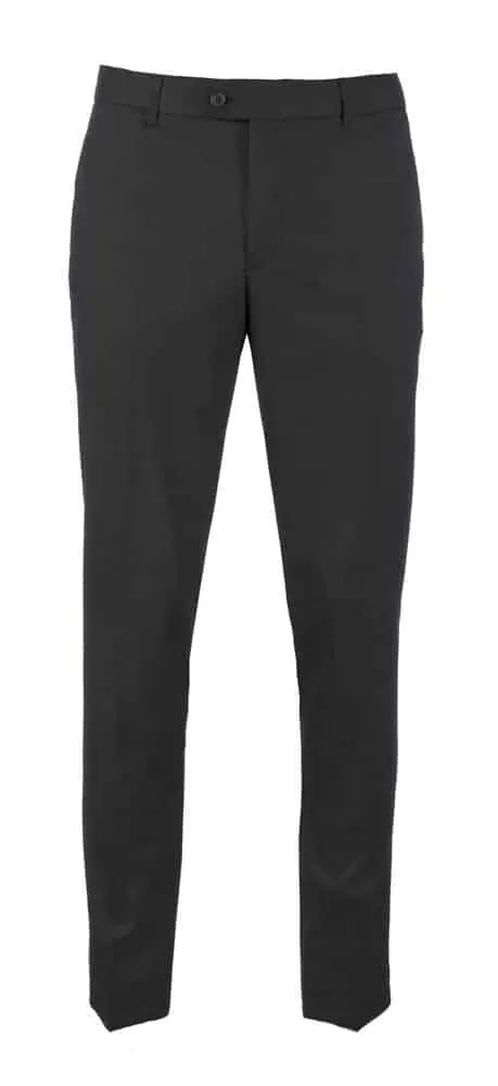 Luigi Morini Terlenka heren pantalon wol zwart