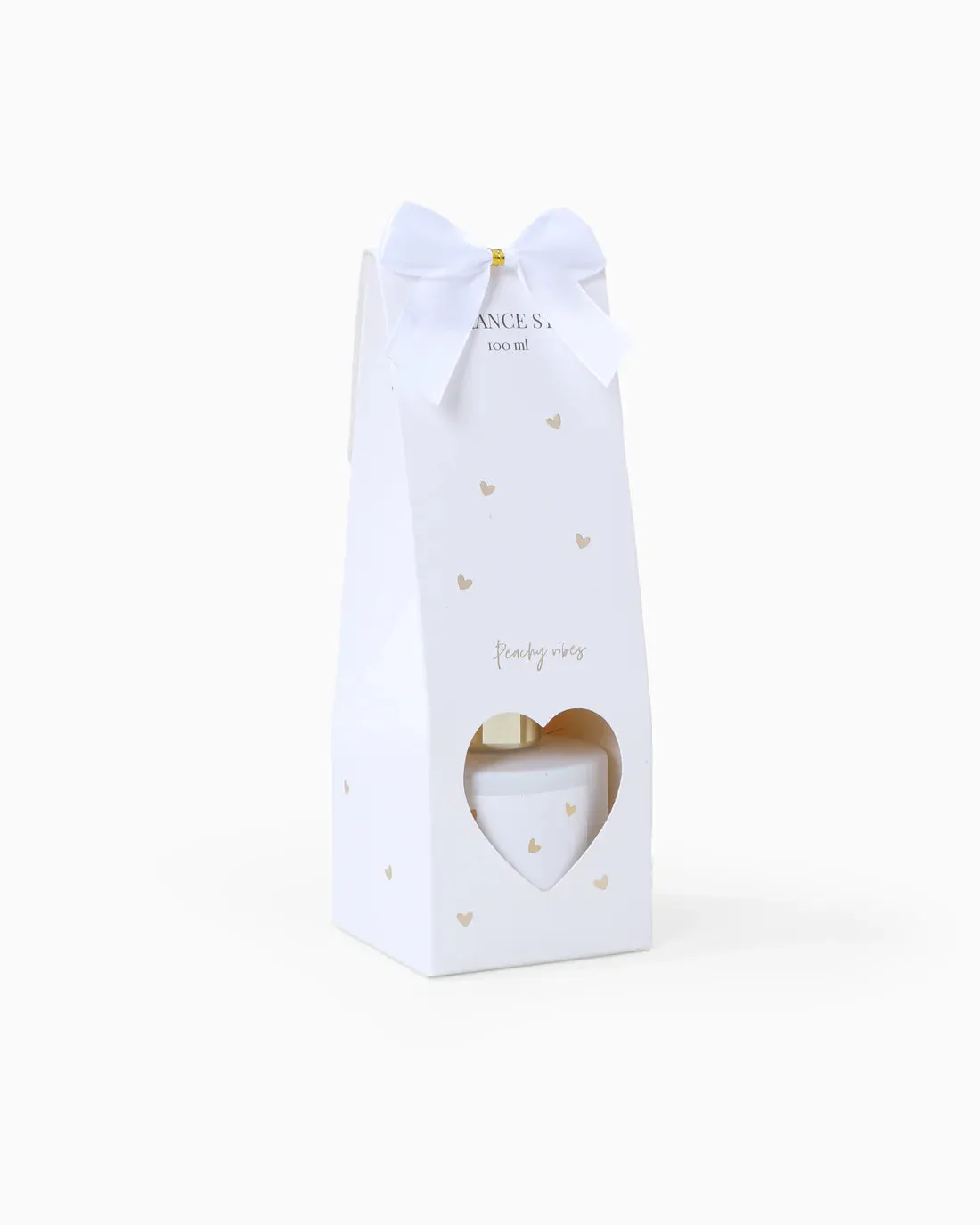 Amiek Hartjes geurstokjes 100ml peachy vibes